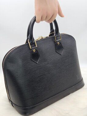 Louis Vuitton  Alma PM in Black Epi Leather